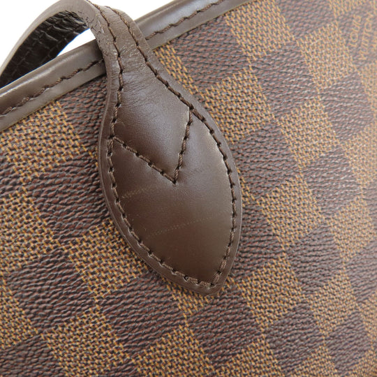 LOUIS VUITTON Tote Bag N51109 Damier canvas Brown ƒlƒ”ƒ@�[ƒtƒ‹PM ‹Œ Damier ƒGƒxƒk Women Used Authentic