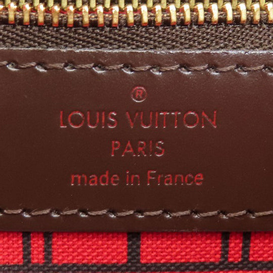 LOUIS VUITTON Tote Bag N51109 Damier canvas Brown ƒlƒ”ƒ@�[ƒtƒ‹PM ‹Œ Damier ƒGƒxƒk Women Used Authentic