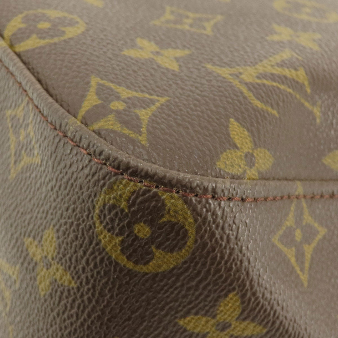 LOUIS VUITTON Tote Bag M51145 Monogram canvas Brown LoopingGM Monogram Women Used Authentic
