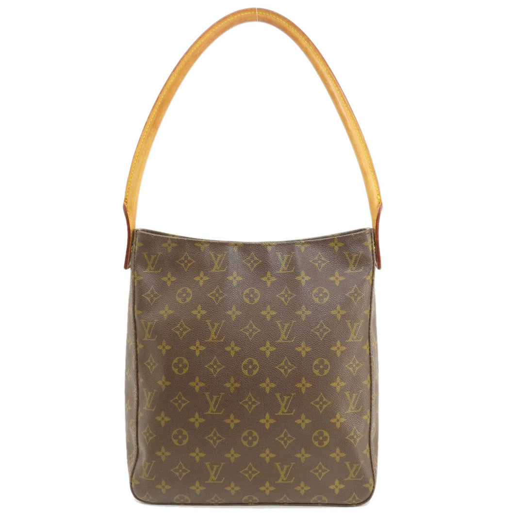 LOUIS VUITTON Tote Bag M51145 Monogram canvas Brown LoopingGM Monogram Women Used Authentic