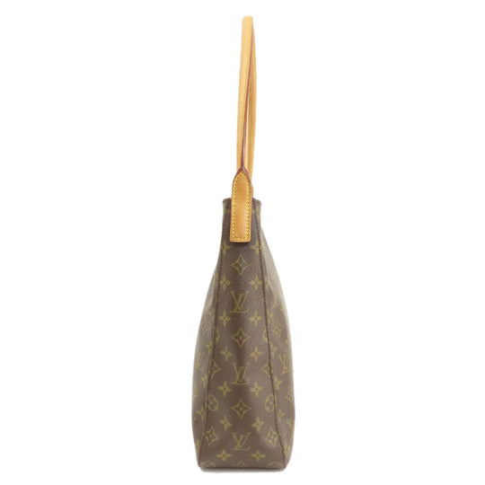 LOUIS VUITTON Tote Bag M51145 Monogram canvas Brown LoopingGM Monogram Women Used Authentic