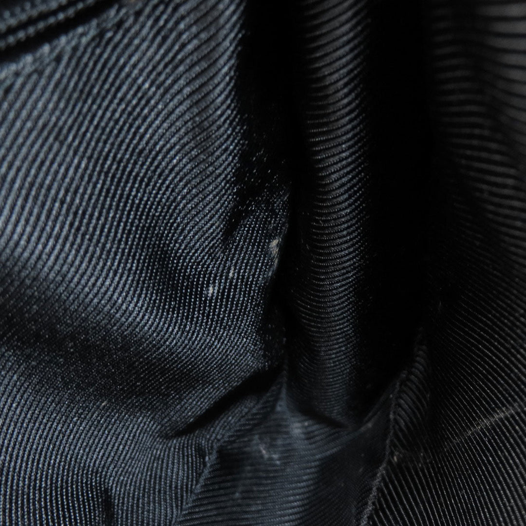 GUCCI Shoulder Bag 001.4206 canvas black GG one belt Women Used Authentic