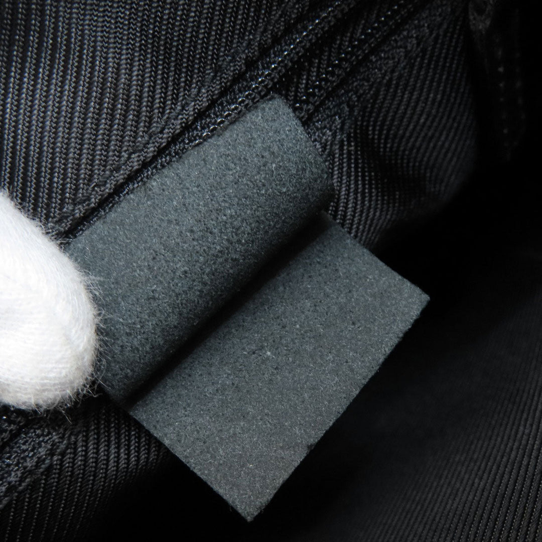 GUCCI Shoulder Bag 001.4206 canvas black GG one belt Women Used Authentic