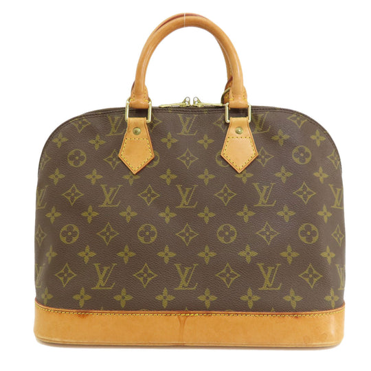 LOUIS VUITTON Handbag M51130 Monogram canvas Brown Alma monogram Women Used Authentic