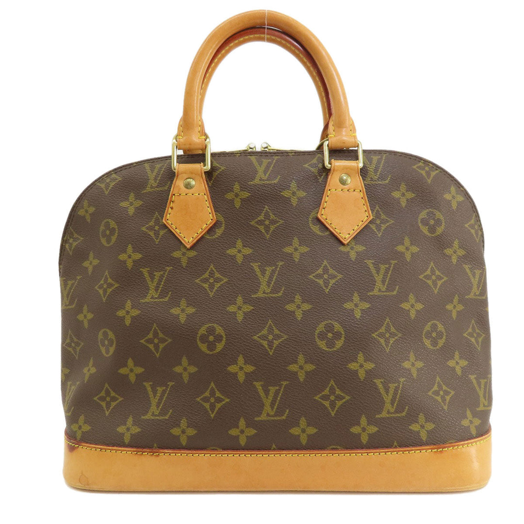 LOUIS VUITTON Handbag M51130 Monogram canvas Brown Alma monogram Women Used Authentic