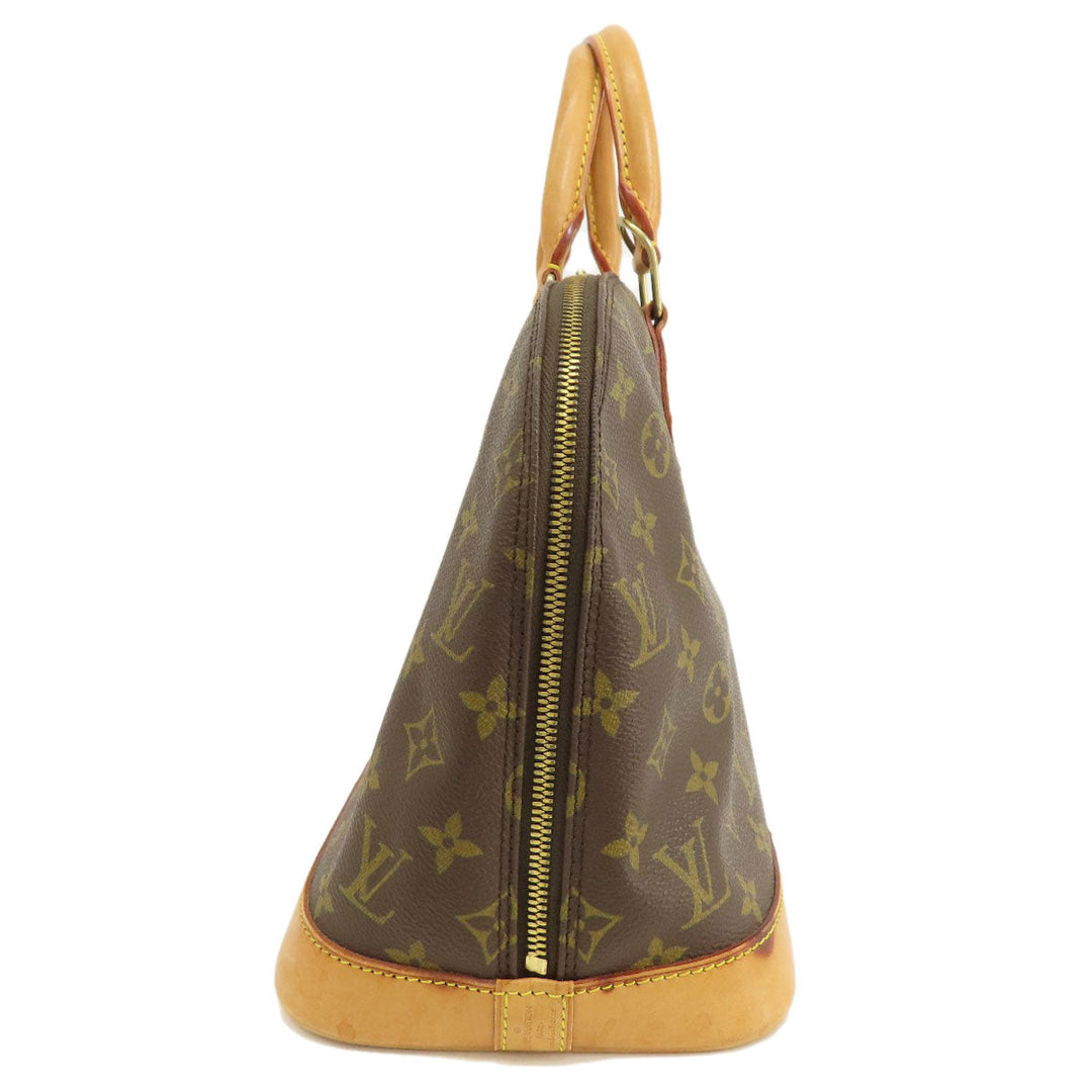 LOUIS VUITTON Handbag M51130 Monogram canvas Brown Alma monogram Women Used Authentic