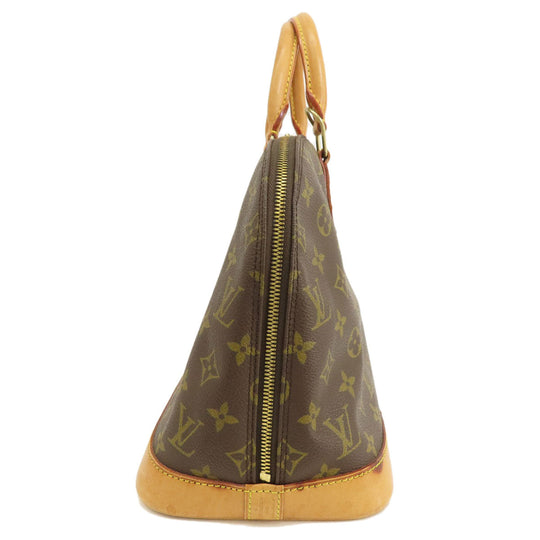 LOUIS VUITTON Handbag M51130 Monogram canvas Brown Alma monogram Women Used Authentic