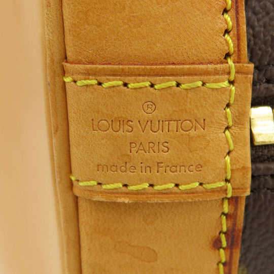 LOUIS VUITTON Handbag M51130 Monogram canvas Brown Alma monogram Women Used Authentic