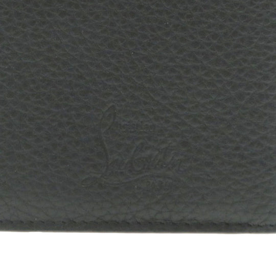 Christian Louboutin Bifold Wallet Calfskin black Studs motif mens Used Authentic