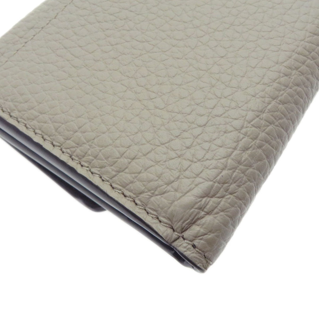 LOUIS VUITTON Bifold Wallet M68747 Taurillon Clemence beige Portefeuille Capucines XS Taurillon Clemence Women Used Authentic