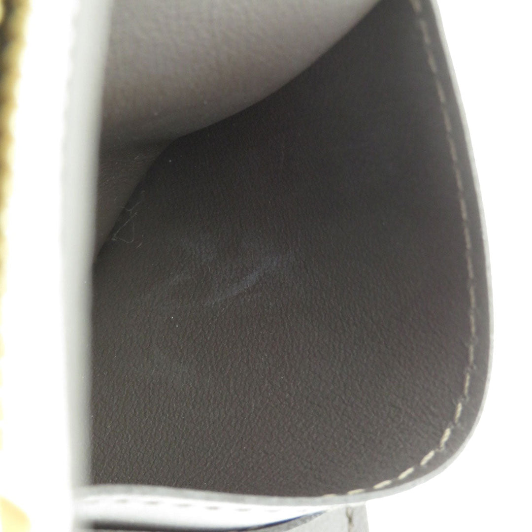 LOUIS VUITTON Bifold Wallet M68747 Taurillon Clemence beige Portefeuille Capucines XS Taurillon Clemence Women Used Authentic
