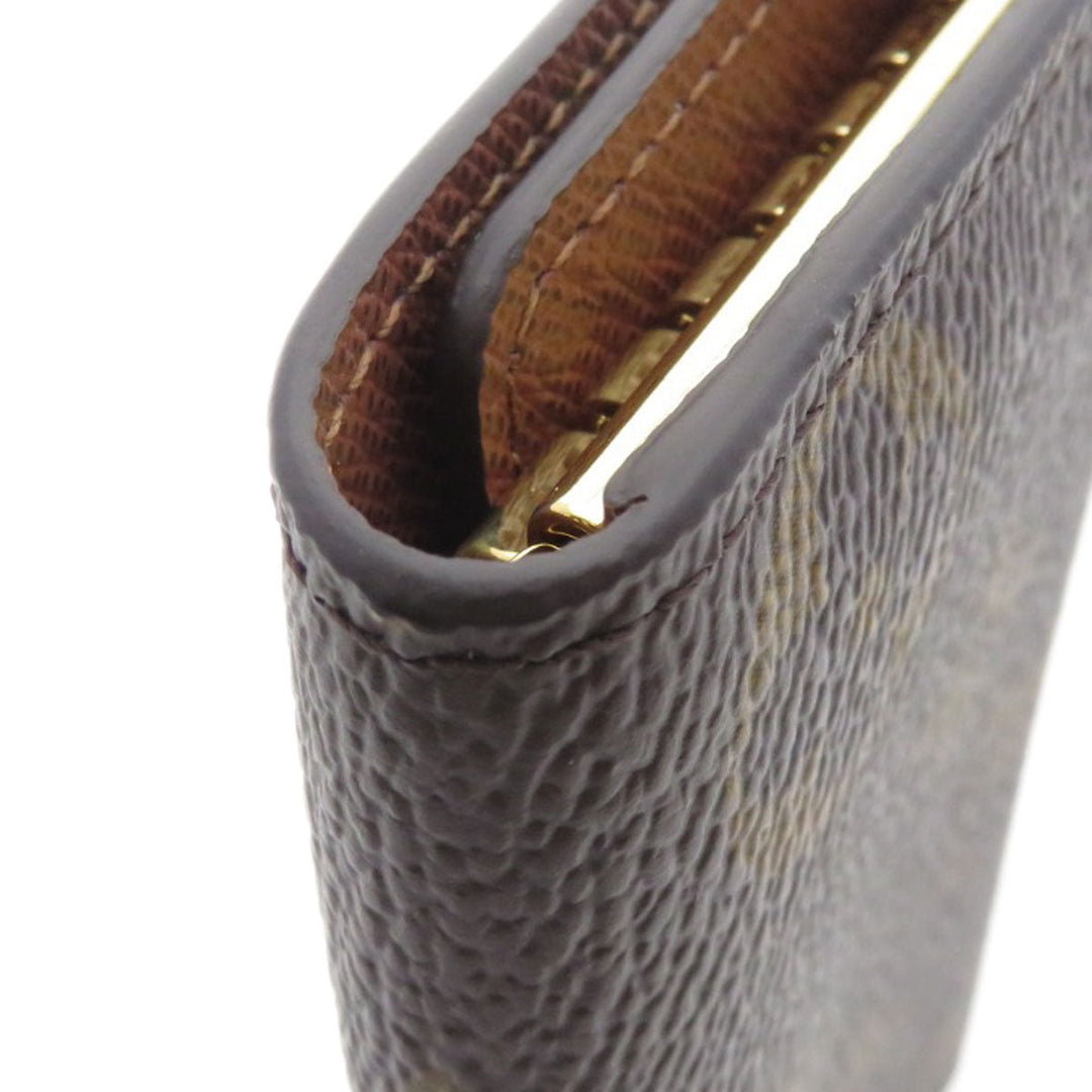 LOUIS VUITTON Key case Key holder  M62630 Monogram canvas Brown Multicles6 Monogram Women Used Authentic