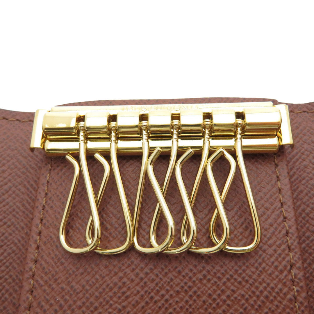 LOUIS VUITTON Key case Key holder  M62630 Monogram canvas Brown Multicles6 Monogram Women Used Authentic
