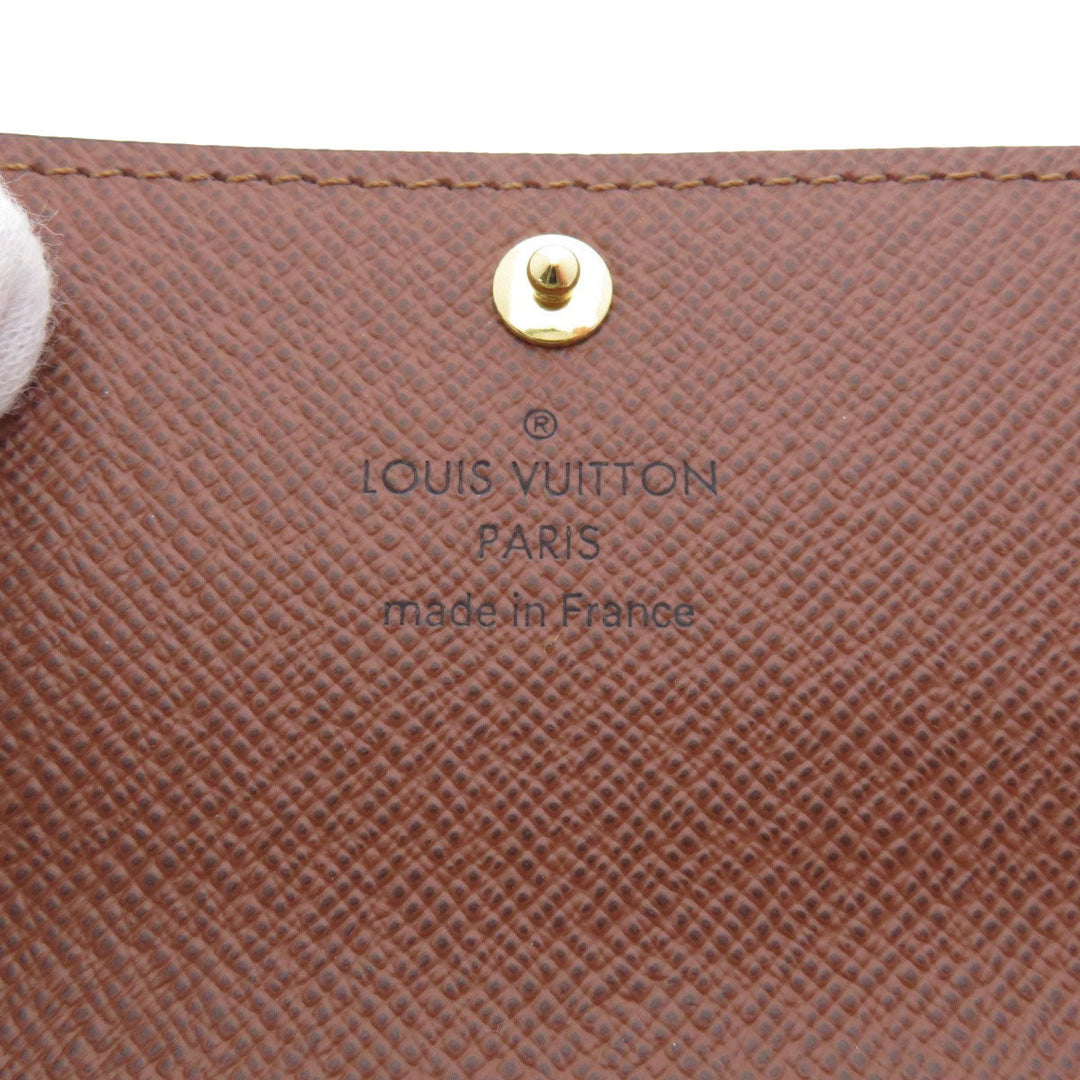 LOUIS VUITTON Key case Key holder  M62630 Monogram canvas Brown Multicles6 Monogram Women Used Authentic