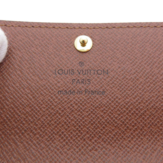 LOUIS VUITTON Key case Key holder  M62630 Monogram canvas Brown Multicles6 Monogram Women Used Authentic