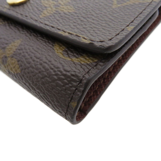 LOUIS VUITTON Key case Key holder  M62630 Monogram canvas Brown Multicles6 Monogram Women Used Authentic