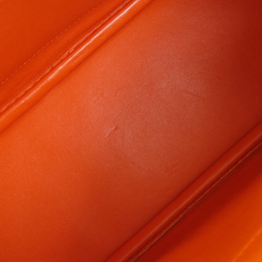 HERMES Handbag Epsom Orange Bolide 27 Orange Gold Metal
