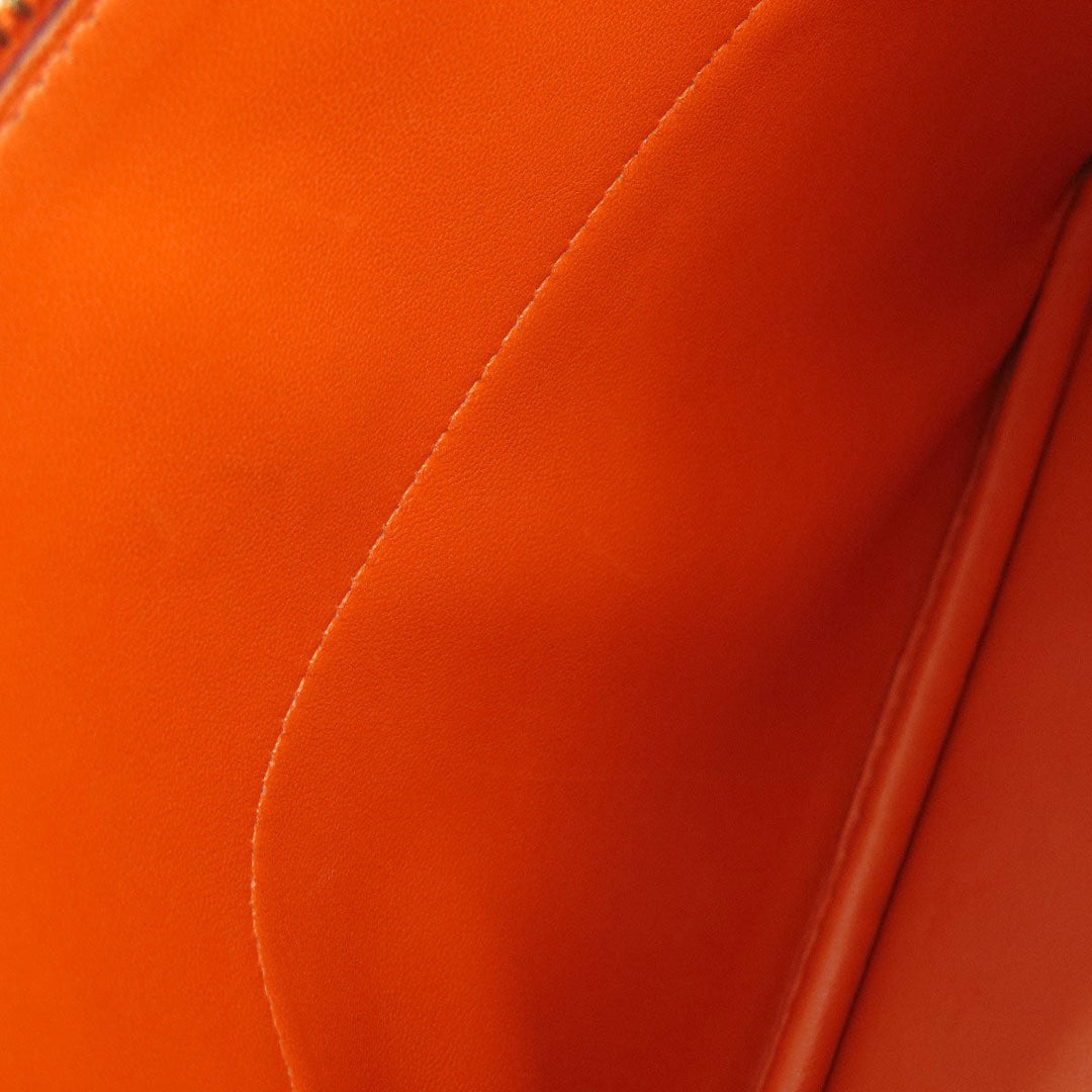 HERMES Handbag Epsom Orange Bolide 27 Orange Gold Metal