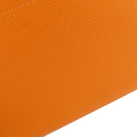 HERMES Handbag Epsom Orange Bolide 27 Orange Gold Metal