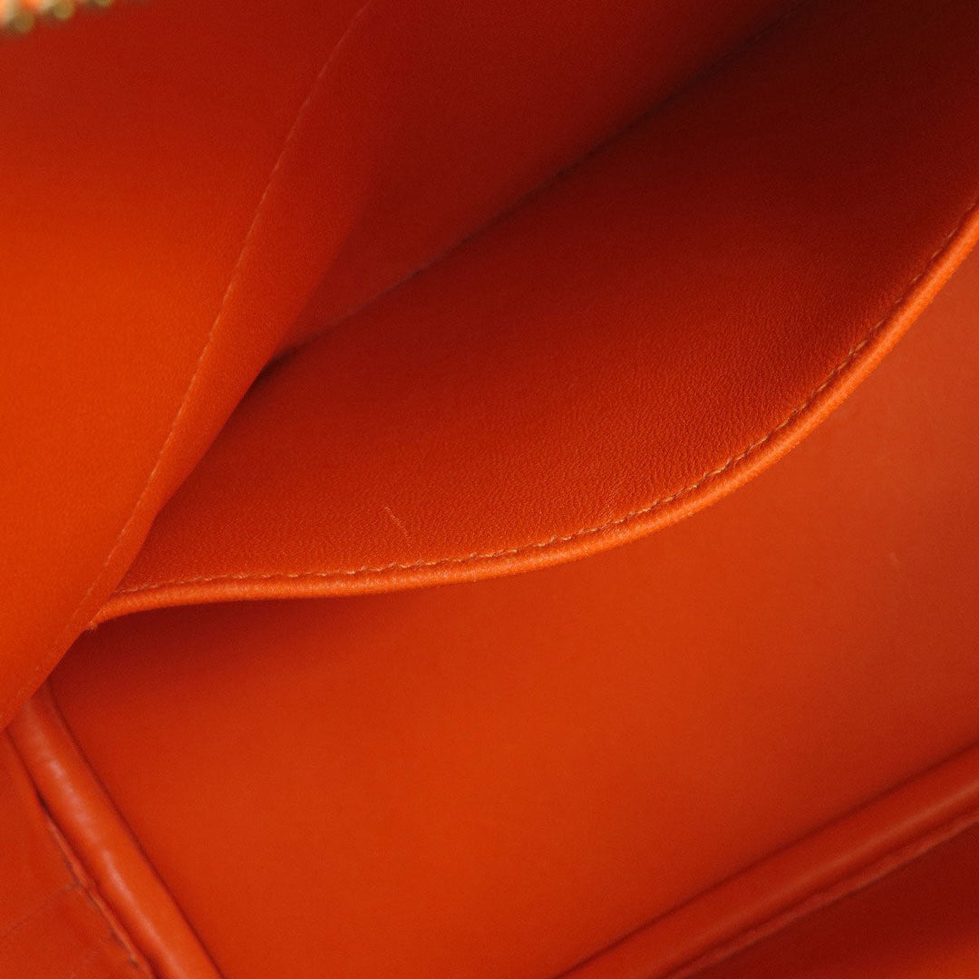 HERMES Handbag Epsom Orange Bolide 27 Orange Gold Metal