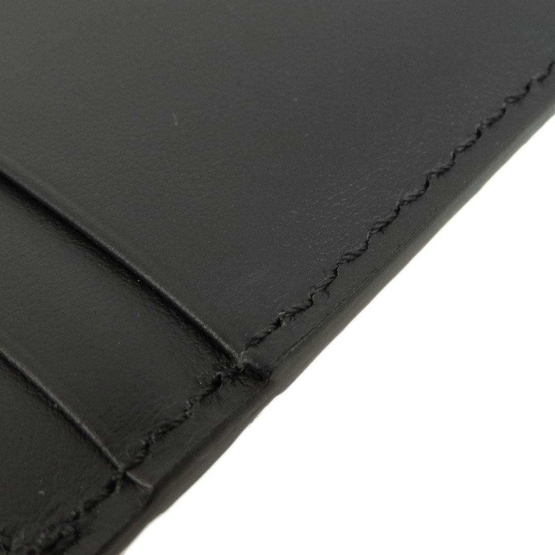 BURBERRY Card Case leather black logo mens(Unisex) Used Authentic