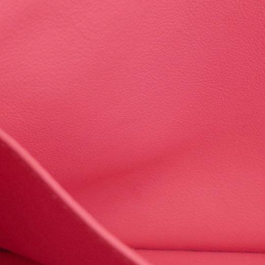 HERMES Handbag Taurillon Clemence pink Bolide 31 Rose Azalee Silver Metal Women Used Authentic