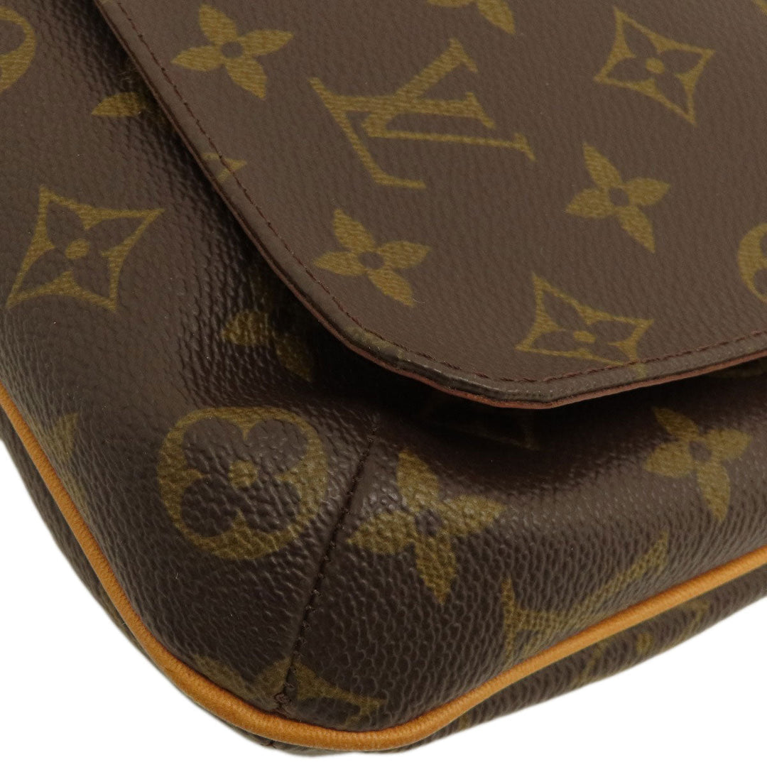 LOUIS VUITTON Shoulder Bag M51258 Monogram canvas Brown Musette Salsa Short Monogram