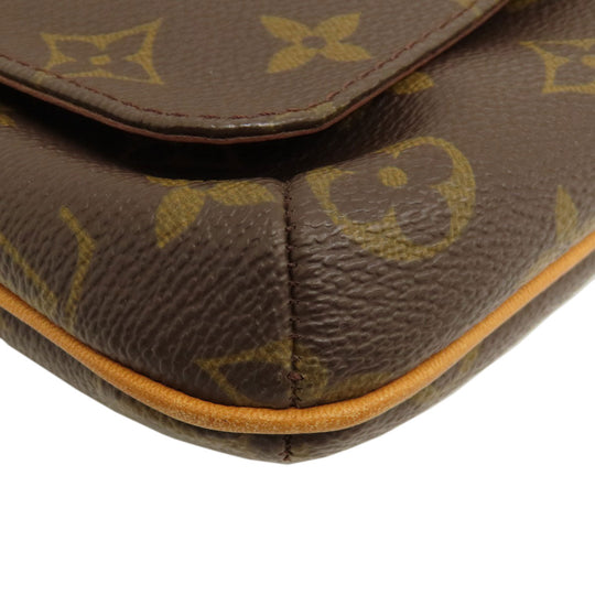 LOUIS VUITTON Shoulder Bag M51258 Monogram canvas Brown Musette Salsa Short Monogram
