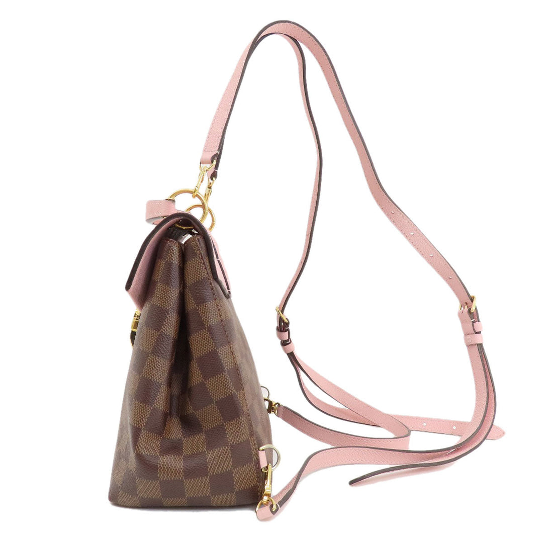 LOUIS VUITTON Backpack N42262 Damier canvas Brown Clapton Damier Ebene
