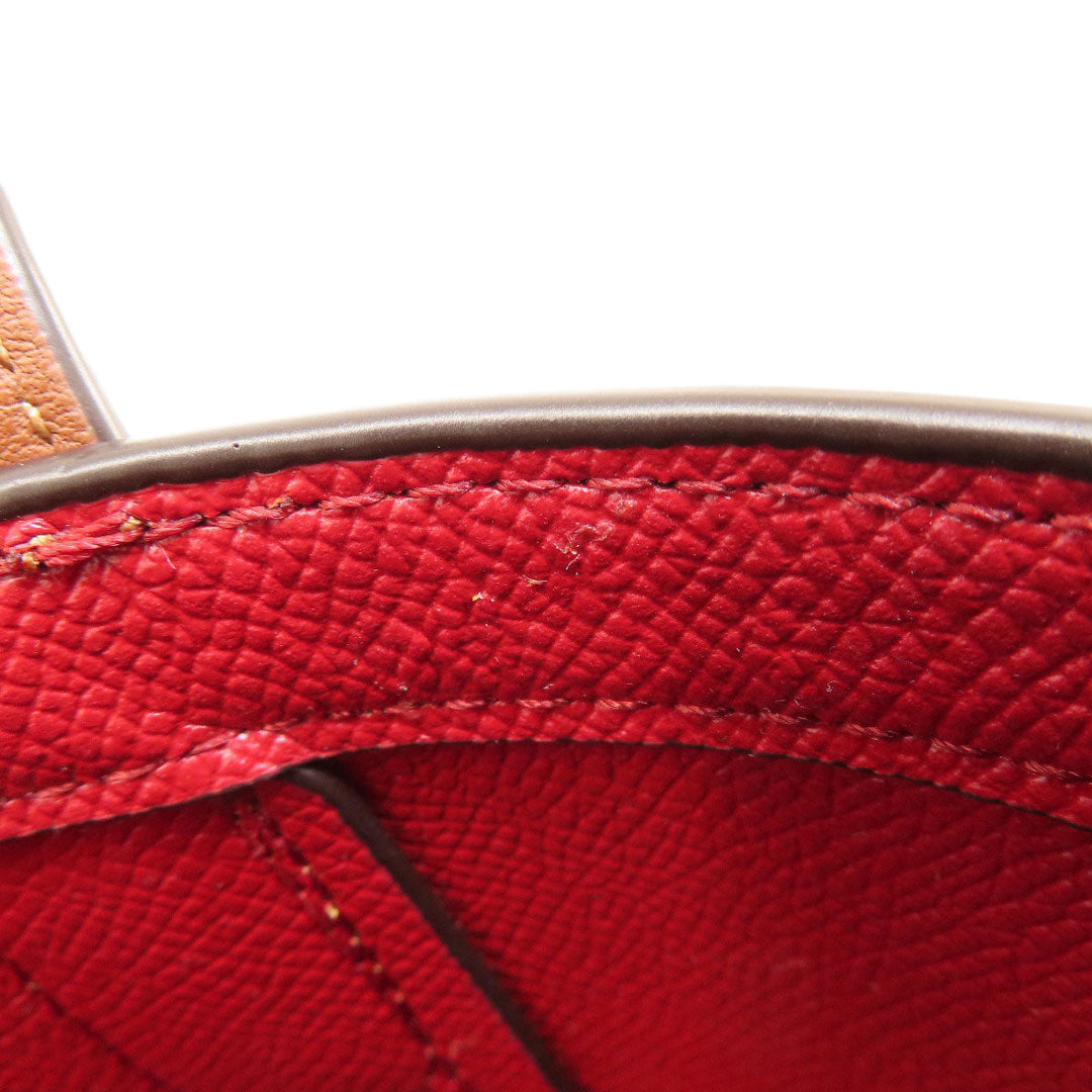 COACH Tote Bag C4060 PVC, Leather Brown Hose and carriage Women Used Authentic