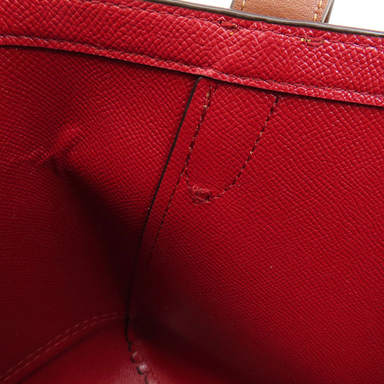 COACH Tote Bag C4060 PVC, Leather Brown Hose and carriage Women Used Authentic