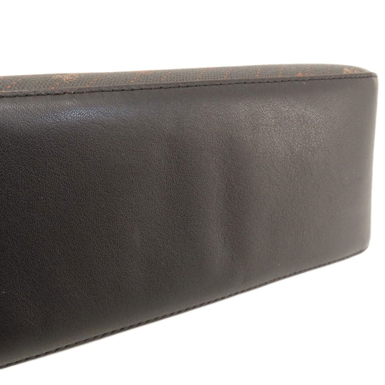 COACH Tote Bag C4060 PVC, Leather Brown Hose and carriage Women Used Authentic