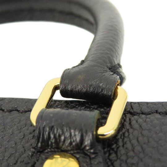 LOUIS VUITTON Shoulder Bag M81417 Monogram Ann Platt black Petit Sac Plat Women Used Authentic