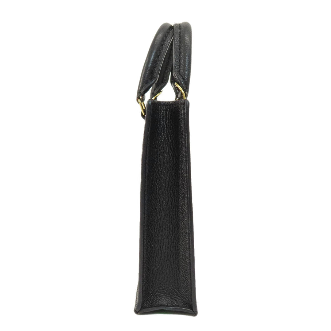LOUIS VUITTON Shoulder Bag M81417 Monogram Ann Platt black Petit Sac Plat Women Used Authentic
