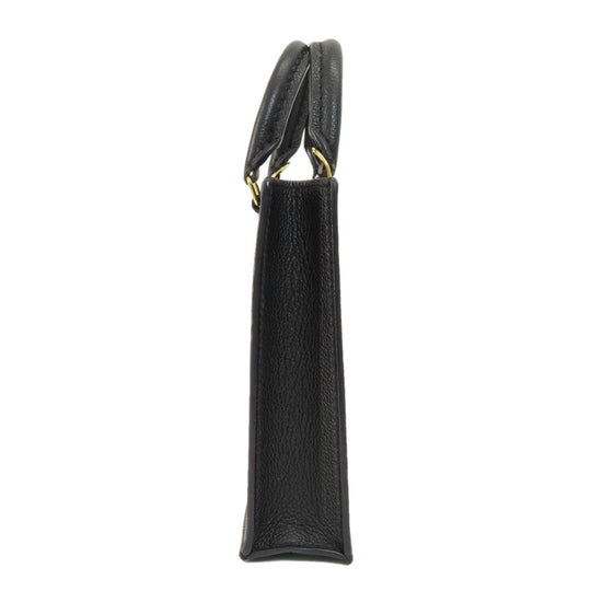 LOUIS VUITTON Shoulder Bag M81417 Monogram Ann Platt black Petit Sac Plat Women Used Authentic