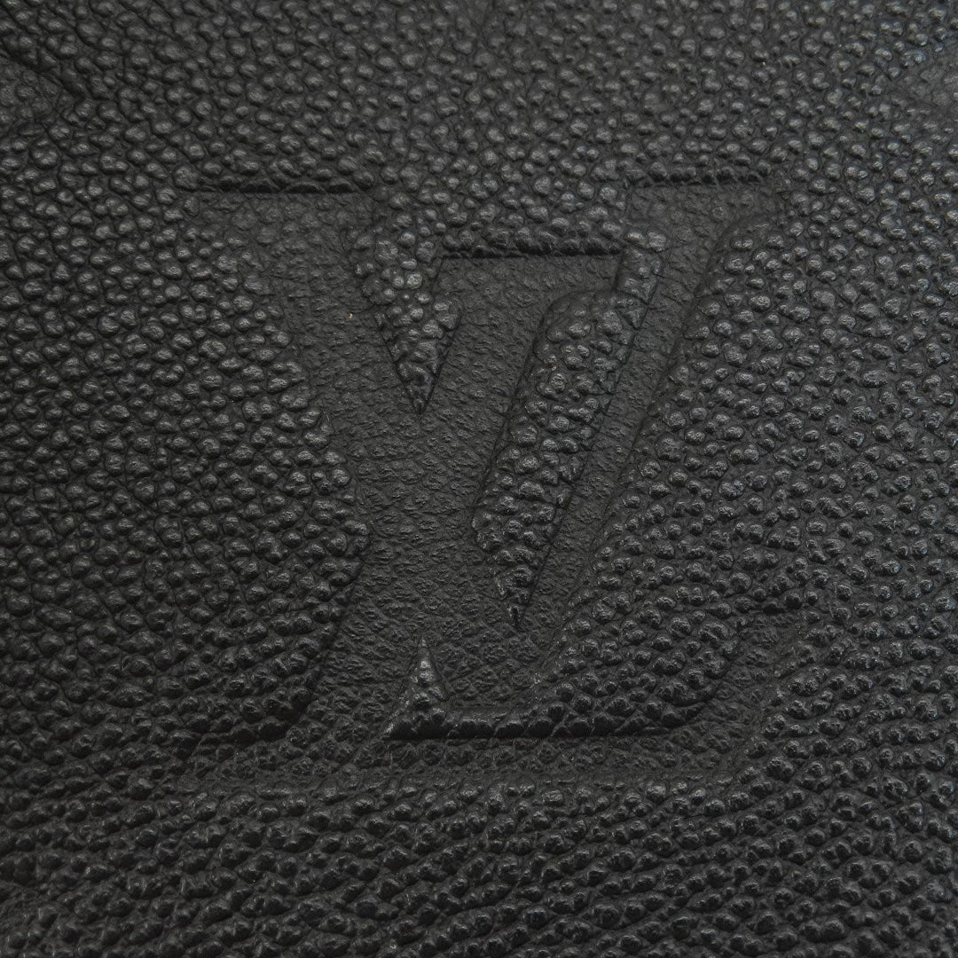 LOUIS VUITTON Shoulder Bag M81417 Monogram Ann Platt black Petit Sac Plat Women Used Authentic