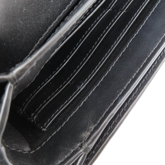 KENZO Shoulder Bag leather black 2WAY Women Used Authentic
