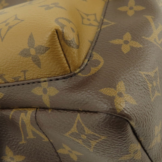 LOUIS VUITTON Backpack M44870 Monogram Canvas , Monogram Reverse Brown Palm Springs Backpack PM Monogram Women Used Authentic