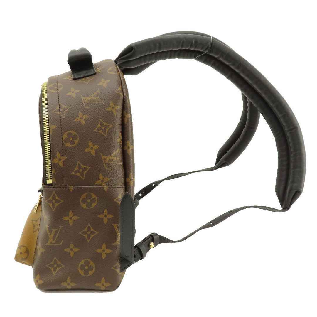 LOUIS VUITTON Backpack M44870 Monogram Canvas , Monogram Reverse Brown Palm Springs Backpack PM Monogram Women Used Authentic