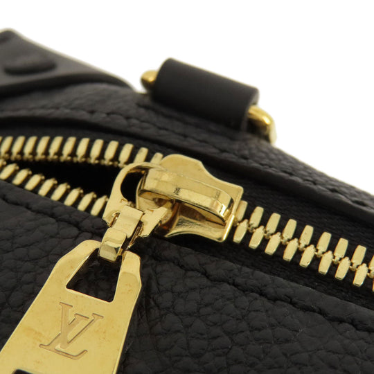 LOUIS VUITTON Shoulder Bag M45393 Monogram Ann Platt black Petit Maru Suple Women Used Authentic