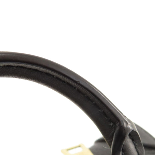 LOUIS VUITTON Shoulder Bag M45393 Monogram Ann Platt black Petit Maru Suple Women Used Authentic