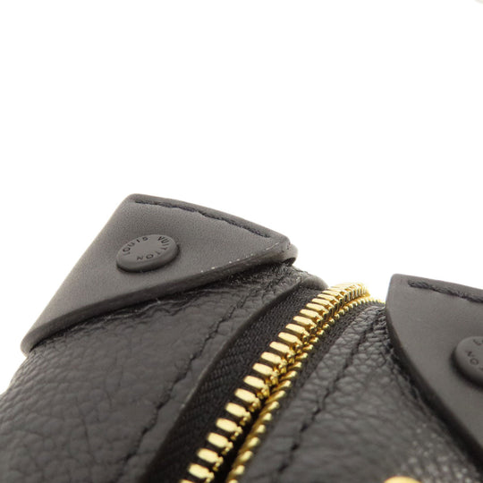LOUIS VUITTON Shoulder Bag M45393 Monogram Ann Platt black Petit Maru Suple Women Used Authentic