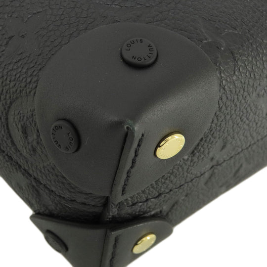 LOUIS VUITTON Shoulder Bag M45393 Monogram Ann Platt black Petit Maru Suple Women Used Authentic