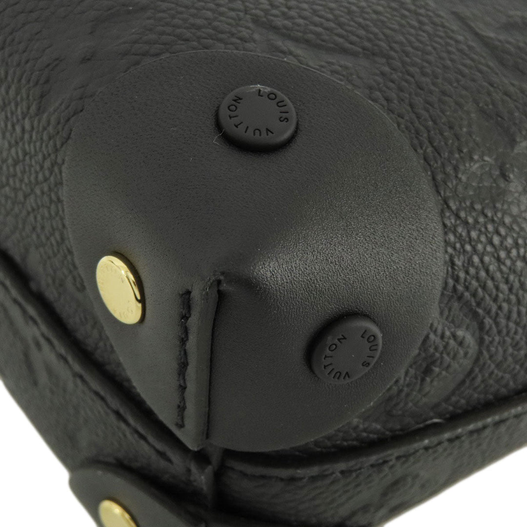 LOUIS VUITTON Shoulder Bag M45393 Monogram Ann Platt black Petit Maru Suple Women Used Authentic