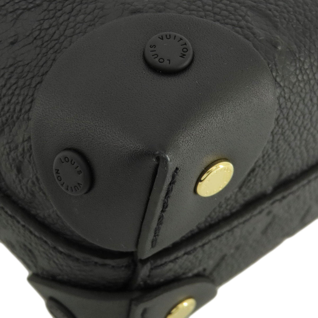 LOUIS VUITTON Shoulder Bag M45393 Monogram Ann Platt black Petit Maru Suple Women Used Authentic