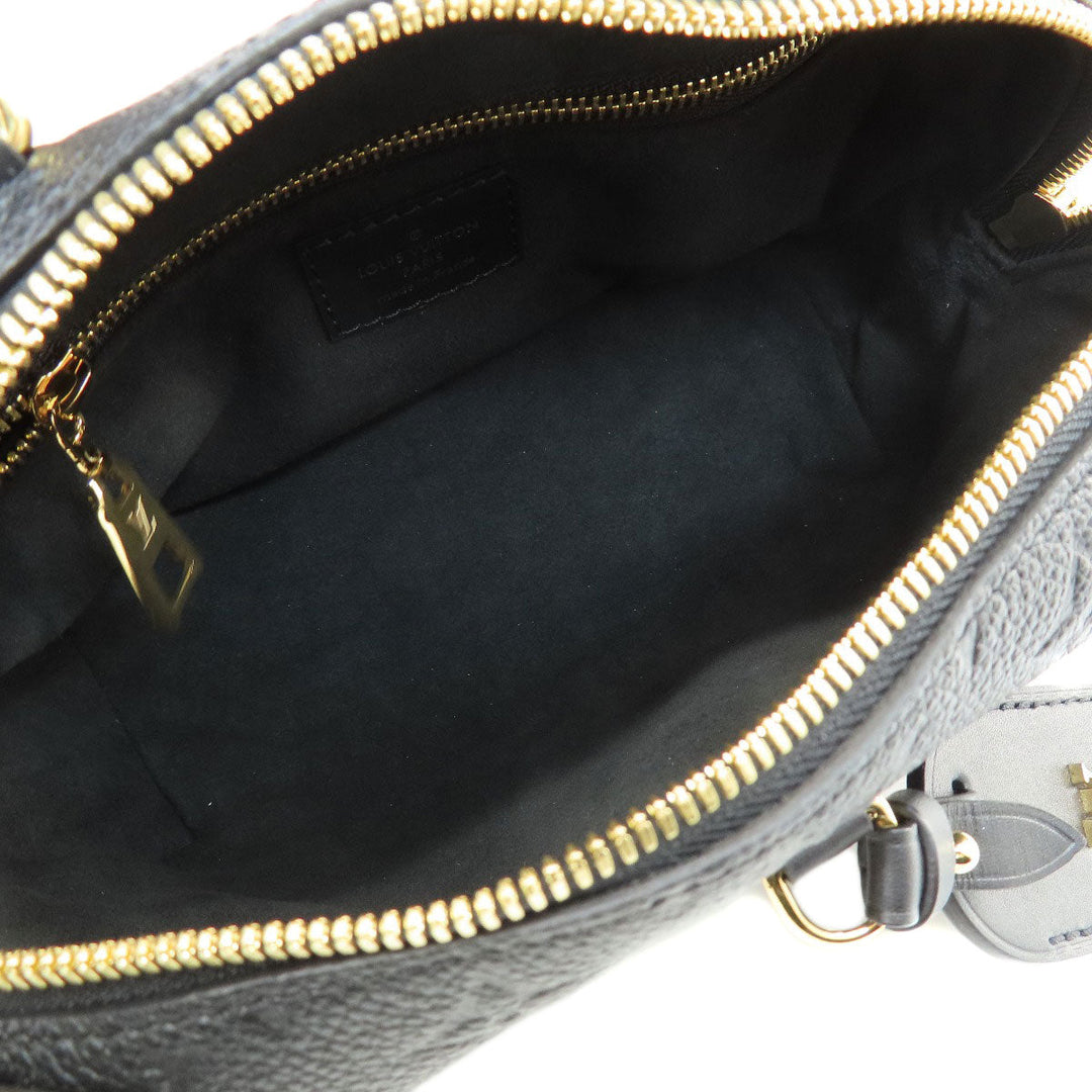 LOUIS VUITTON Shoulder Bag M45393 Monogram Ann Platt black Petit Maru Suple Women Used Authentic