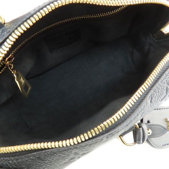 LOUIS VUITTON Shoulder Bag M45393 Monogram Ann Platt black Petit Maru Suple Women Used Authentic