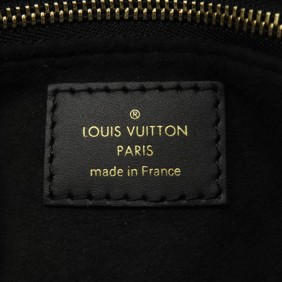 LOUIS VUITTON Shoulder Bag M45393 Monogram Ann Platt black Petit Maru Suple Women Used Authentic
