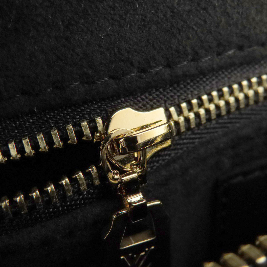 LOUIS VUITTON Shoulder Bag M45393 Monogram Ann Platt black Petit Maru Suple Women Used Authentic