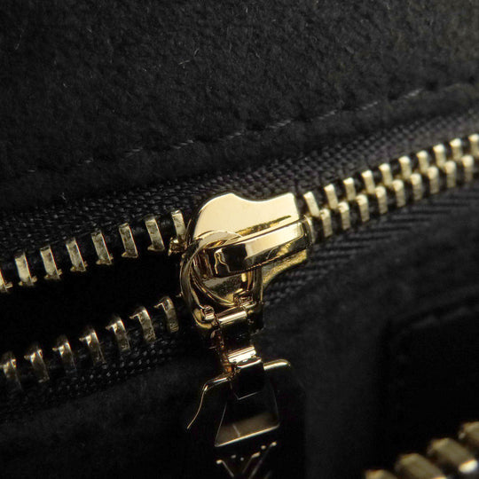 LOUIS VUITTON Shoulder Bag M45393 Monogram Ann Platt black Petit Maru Suple Women Used Authentic